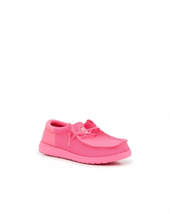 Кроссовки Wally Funk Slip-On - Kids', Electric Pink Hey dude