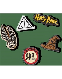 Джиббитсы Harry Potter Symbol 5 Pack Crocs