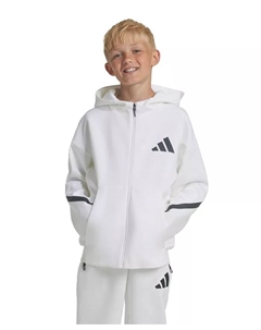 Куртка с капюшоном на молнии Big Boys Full-Zip Track Adidas