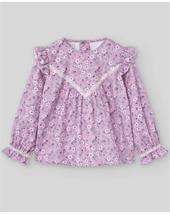 Детская блузка с цветочным узором, коллекция Виолетта PAZ Rodríguez, сиреневый Paz rodriguez