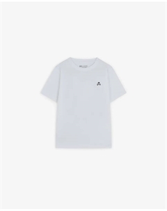 Футболка для мальчика с обычной посадкой и контрастной вышивкой логотипа, белый Scalpers