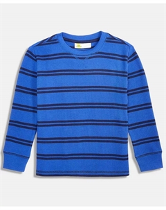 Термофутболка с полосками для мальчиков, синий Epic threads