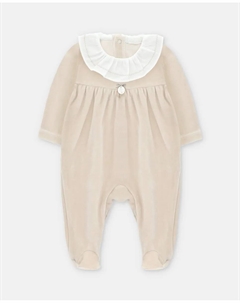 Вельветовый детский пижамный костюм песочного цвета Martin aranda