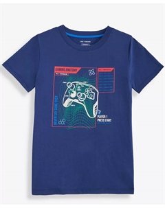 Футболка с коротким рукавом Boys 5-20 Gamer Graphic, синий Epic threads