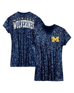 Платье для дошкольников с V-образным вырезом и пайетками от Michigan Wolverines Outerstuff
