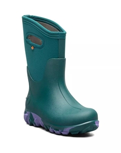 Классические бесшовные резиновые сапоги для малышей и детей постарше, синий Bogs°