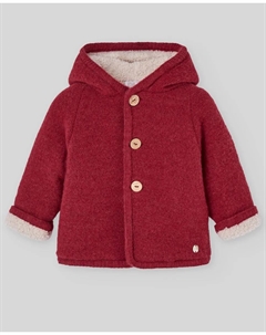 Вязаное детское пальто из коллекции Acebo PAZ Rodríguez, красный Paz rodriguez