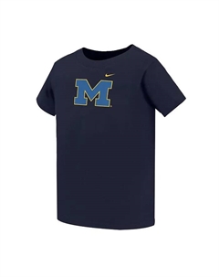 Детская футболка Michigan Wolverines Legend Color Pop Performance, цвет navy Nike