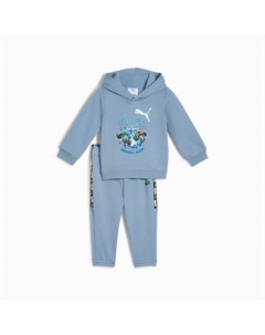 Комплект из толстовки и спортивных штанов для малышей X Hot Wheels Monster Trucks, синий Puma