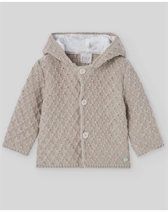 Детское пальто из хлопка и кашемира, коллекция Pony PAZ Rodríguez, бежевый Paz rodriguez