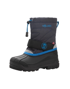 Детские зимние ботинки Telemark PRO темно-синие/средние Trollkids