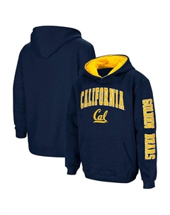 Темно-синий пуловер с капюшоном Big Boys Cal Bears 2-Hit Team, синий Colosseum