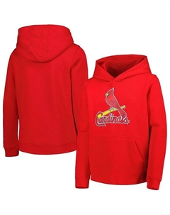 Красный пуловер с капюшоном и логотипом команды Big Boys and Girls St. Louis Cardinals Team, красный Outerstuff