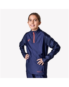 Детская футбольная толстовка с застежкой-молнией 1/2 - Viralto Roarr темно-синий/красный Kipsta