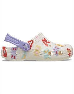 Детские сабо Classic Butterfly Graphic Cg K, бежевый Crocs