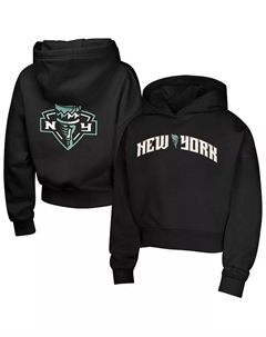 Большие девочки Черный New York Liberty Top Closer Fashion Толстовка с капюшоном Outerstuff