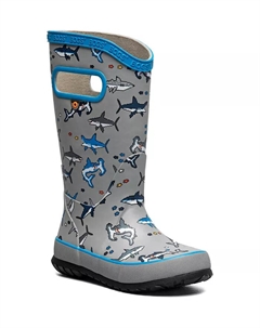Детские и подростковые резиновые сапоги Tractor, серый Bogs°