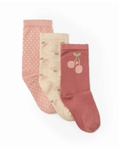 Упаковка из 3 носков, розовый Сфера