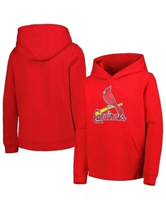 Красный пуловер с капюшоном и логотипом команды Big Boys and Girls St. Louis Cardinals Team Outerstuff