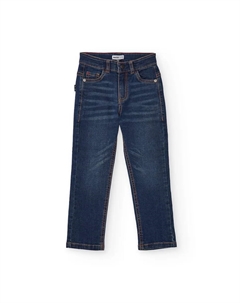Длинные джинсы для мальчика темно-синего цвета Tuc tuc
