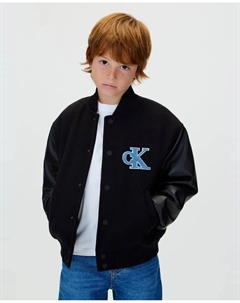 Детская куртка варсити, черный Calvin klein