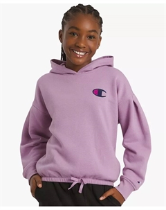 Детская толстовка с длинным рукавом для девочек 7-16 лет, фиолетовый Champion
