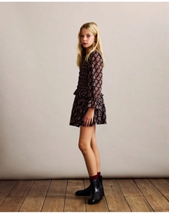 Юбка для девочки с резинкой и принтом пейсли, зеленый Coconut el corte inglés