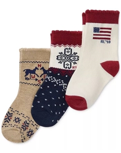 Набор из 3 пар носков Baby Holiday Americana Polo ralph lauren