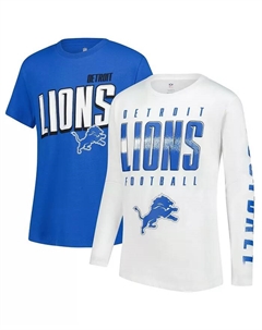 Комплект из двух футболок Detroit Lions The Mix Combo для больших мальчиков и девочек Outerstuff