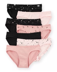 Набор из 7 бикини-трусиков Little and Big Girls с небесным принтом Carter`s