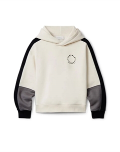 Детская толстовка с капюшоном, серый Calvin klein