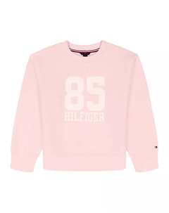 Детская толстовка с круглым вырезом для девочек 7-16 лет, розовый Tommy hilfiger