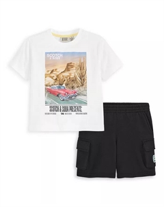 Комплект для мальчиков: футболка и шорты (2 предмета) Little Boys Scotch&soda