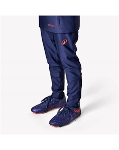 Детские футбольные тренировочные брюки Viralto темно-синего цвета Kipsta