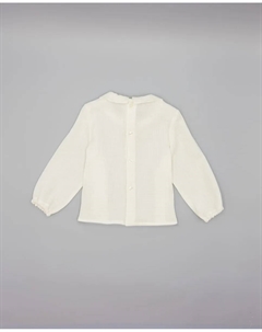Детская рубашка с французским воротником и пуговицами, белый Fina ejerique