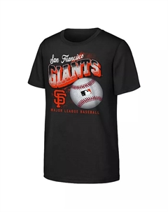 Футболка Outta Here San Francisco Giants черная для мальчиков и девочек старшего возраста Outerstuff