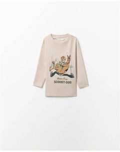 Футболка с лицензией Скуби-Ду, светло-бежевый Сфера