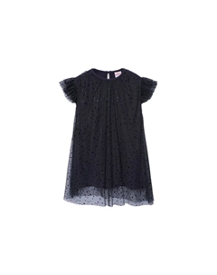 Платье Combined Tulle, черный Boboli