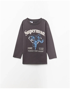 Футболка Супермена, серый Сфера