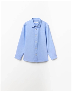 Гладкая рубашка оксфорд, светло-голубой Сфера