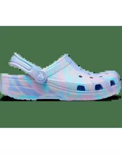 Классические мраморные сабо детские, цвет Moon Jelly / Multi Crocs