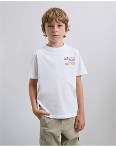 Детская футболка 100% хлопок, обычного кроя, белый Scalpers