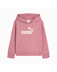 Детская флисовая толстовка с капюшоном Core No. 1 Logo, розовый Puma