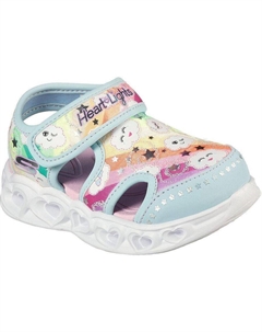 Сандалии Heart Lights Sandals, синие, детские Skechers