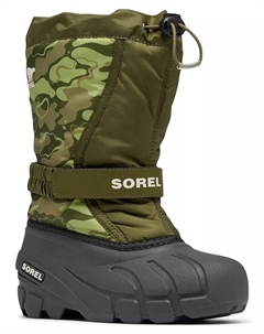 Молодежные ботинки с принтом Flurry, зеленый Sorel
