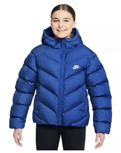 Куртка-пуховик All Day Play Therma-FIT для мальчиков и девочек, синий Nike