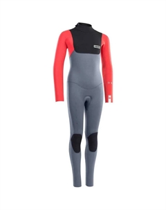 Неопреновый костюм с длинными рукавами и молнией на спине Capture 4/3 Junior, серый Ion