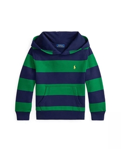 Детская флисовая толстовка с капюшоном в регбийную полоску для малышей и мальчиков, мультиколор Polo ralph lauren