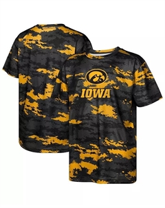 Футболка с сублимированной печатью «Big Boys and Girls Black Iowa Hawkeyes Scrimmage» Outerstuff