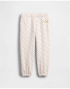 Детские спортивные штаны с принтом, белый Gap